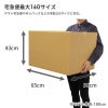 【宅配160サイズ】 宅配配送用ダンボール箱 [ 65×50×43cm ]