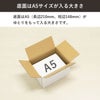 【宅配60サイズ】白 宅配配送用ダンボール箱 [ 24×19×14cm ]