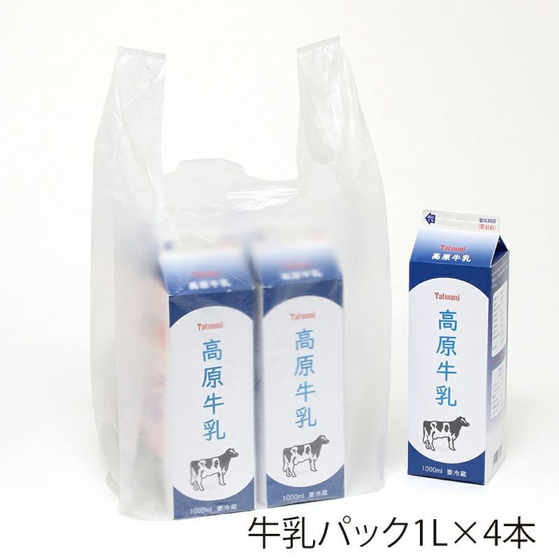 ヘイコー レジ袋 EFハンド L ナチュラル 【厚0.014×幅255/全体幅390×高480mm(マチ:135mm)】