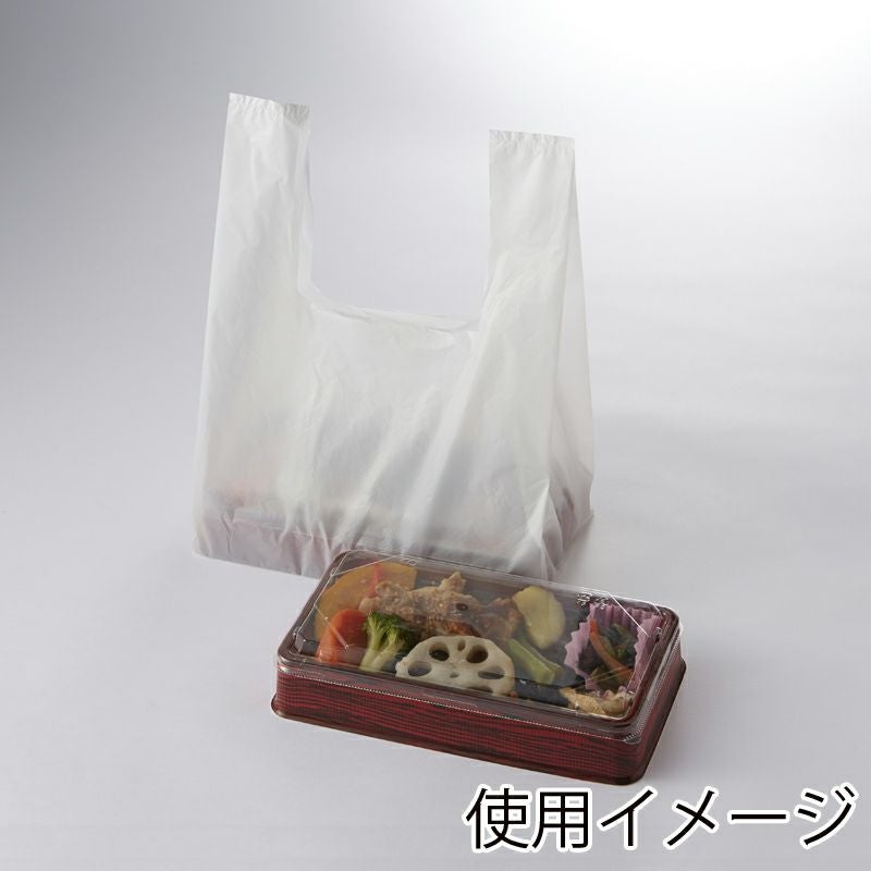 ヘイコー レジ袋 EFハンド 弁当 小 【厚0.012×幅220/全体幅350×高350mm(マチ:130mm)】