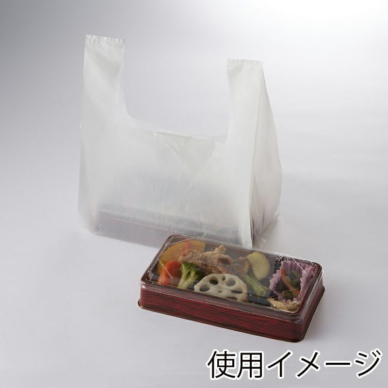 ヘイコー レジ袋 EFハンド 弁当 中 【厚0.012×幅250/全体幅450×高350mm(マチ:200mm)】