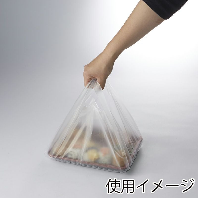 ヘイコー レジ袋 EFハンド 弁当 大 ナチュラル 【厚0.012×幅250/全体幅450×高400mm(マチ:200mm)】