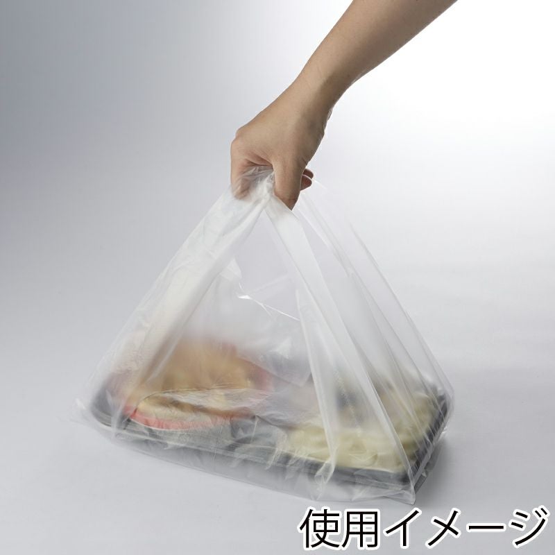 ヘイコー レジ袋 EFハンド 弁当 特大 ナチュラル 【厚0.012×幅330/全体幅500×高400mm(マチ:170mm)】