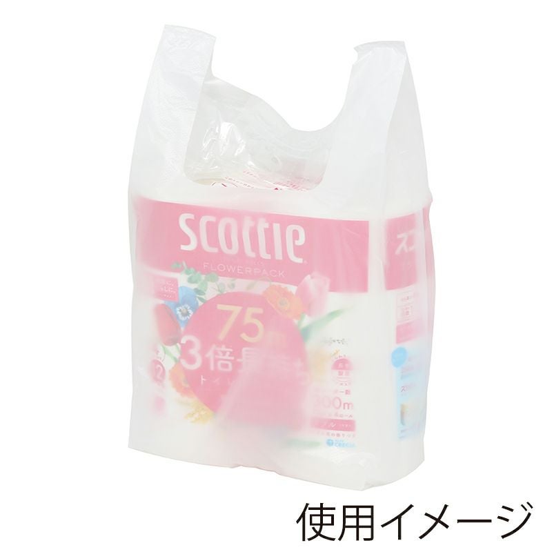 ヘイコー レジ袋 再生原料 ハンドハイパー M 【厚0.012×幅215/全体幅340×高430mm(マチ:125mm)】