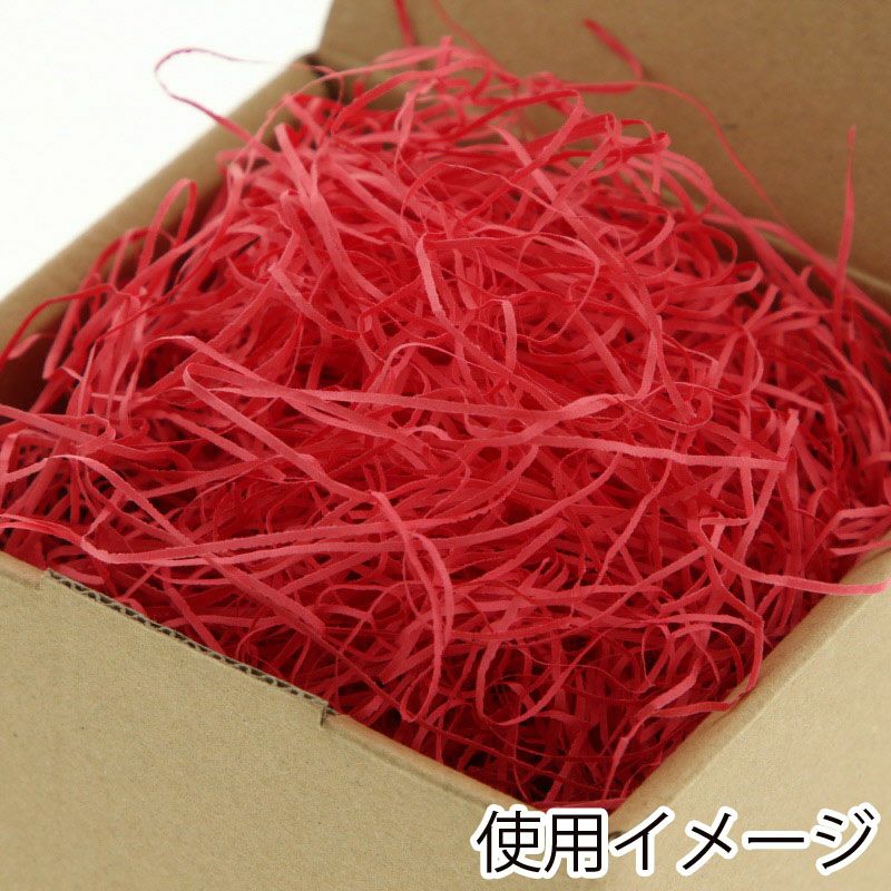 ヘイコー 緩衝材 紙パッキン 業務用 1kg入 アカ 【30×30×17cm】