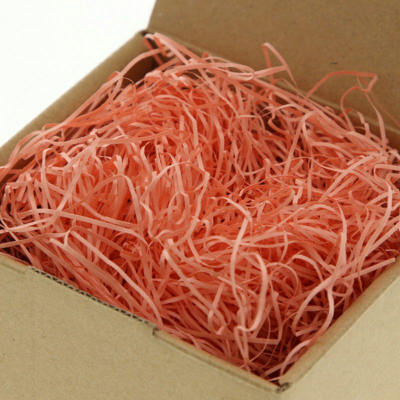 ヘイコー 緩衝材 紙パッキン 業務用 1kg入 サーモン 【30×30×17cm】