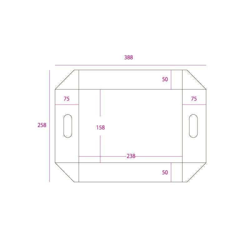 ヘイコー 段ボール用フィルムパッド A5用 【横240×縦160×高80mm】