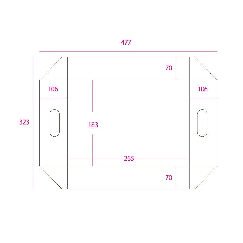 ヘイコー 段ボール用フィルムパッド B5用 【横270×縦185×高110mm】