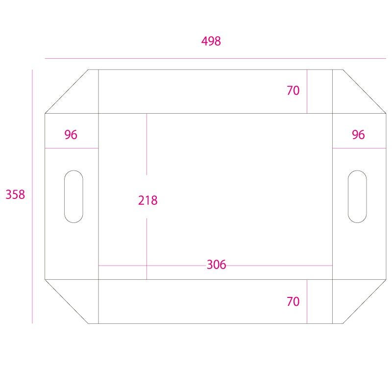 ヘイコー 段ボール用フィルムパッド A4用 【横310×縦220×高100mm】